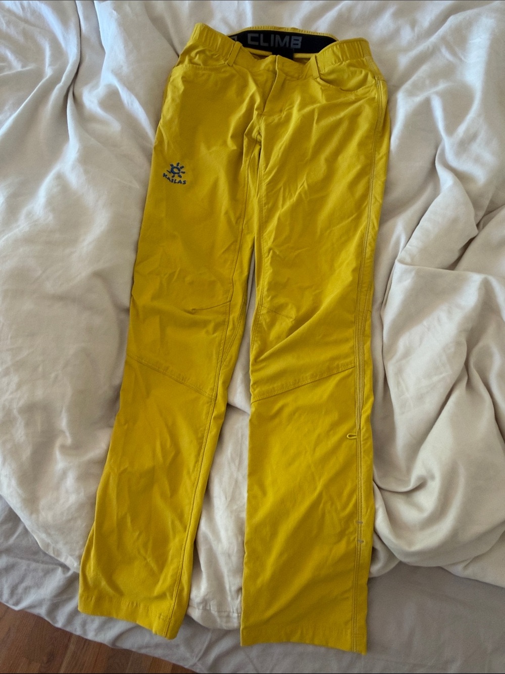 KAILAS yellow climbing pants XS